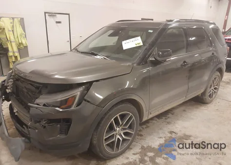 2018 Ford Explorer Sport from USA, damaged, VIN 1FM5K8GT2JGC35762